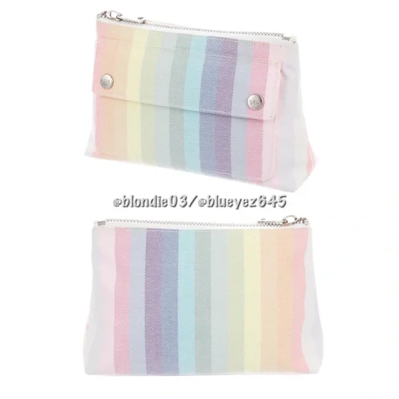 Marc Jacobs rainbow makeup bag pencil case clutch OS - Picture 2 of 6